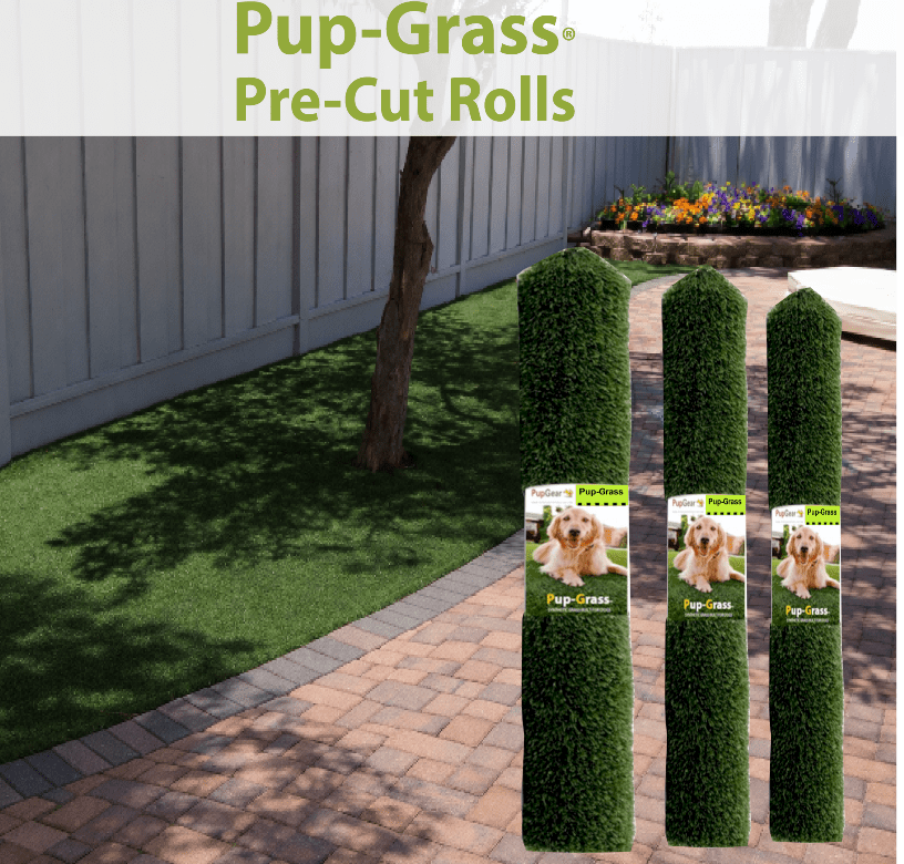 Pup-Grass Pre-Cut Rolls--For-Dog-Run-Kennels-Whelping Boxes